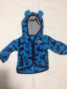 Boys size 3 months zip up hoody