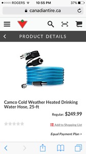 Camco cold weather heated drinking water hose