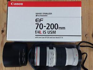 Canon mm f/4 L IS USM lens