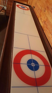 Combination Shuffle Board and Curling Table