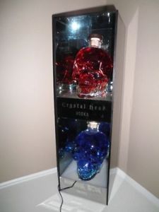 Dan Aykroyd's Crystal Head Vodka Display.