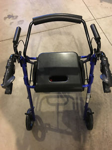 Deluxe convertible Walker/Wheel Chair