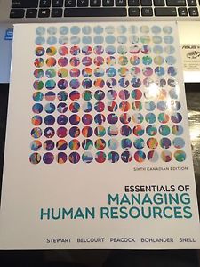 Essential of managing human resources brand new