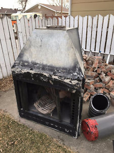 Fireplace and brick to give away