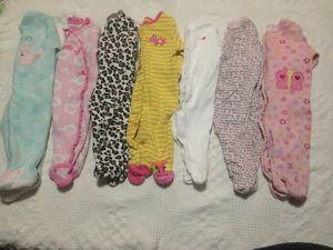 Girls 0-3 month sleepers