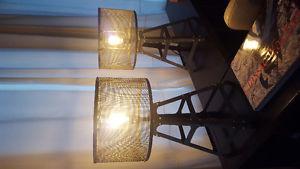 Industrial lamps $200 for the pair