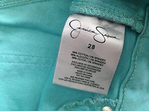 Jessica Simpson teal pant