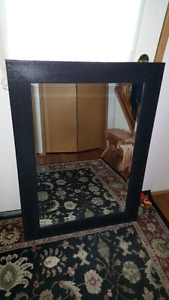 Large bevelled mirror