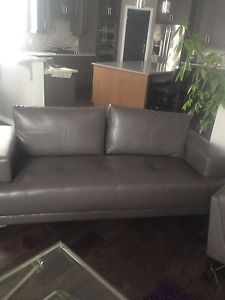 Leather Sofa and Chair (NEW)