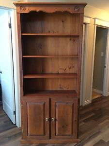 Locally crafted solid wood bookcase
