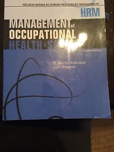 Management of occupational Health & safety