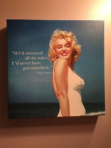 Marilyn Monroe Canvases 2 for $25