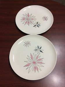 Mid Century Stetson China Co Plates, copyright 