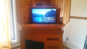 Moving Sale (Sanyo 42 inch TV with speakers and subwoofer)