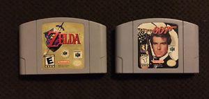 N64 Games - Legend of Zelda & Goldeneye 007