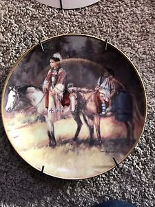 Native American collector plate