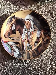 Native American collector plate