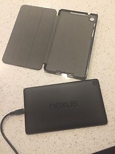 Nexus 7 with Case and screen protector