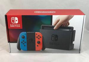 Nintendo Switch System (Neon Joy-Cons) Brand New incl.