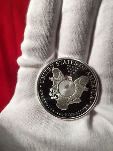 One ounce silver coin round walking liberty.999 pure silver
