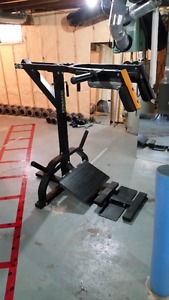 Powertec squat/ standing calf machine