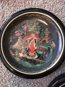 Russian collector plate with hanger