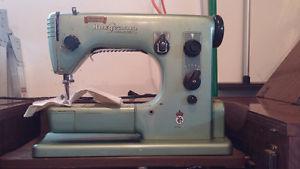 Sewing Machine and Desk