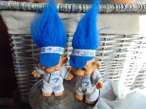 TROLL Vintage Forest Troll DollS  World Series Blue Jays
