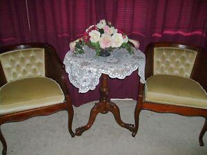 Table and 2 arm chairs for $375