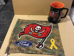 Tampa Bay Buccaneers Coffee Mug & Flag