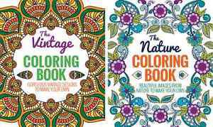 The Vintage and Nature Coloring Books