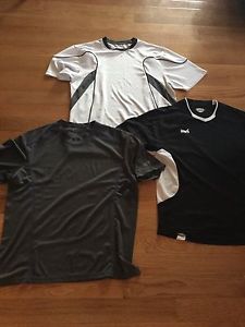 Three sport shirts