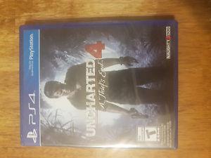Uncharted 4 A thief's end UNOPENED