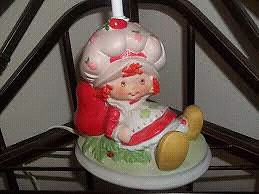 Vintage Strawberry Shortcake Lamp