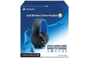 Wanted: PlayStation gold wireless headset