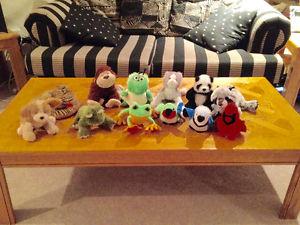 collection of webkin stuffies
