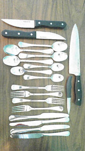 15 piece cutlery set & knives