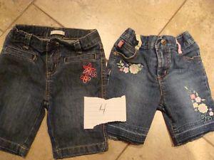 2 pairs of jean shorts - size 4