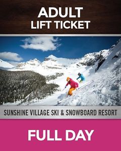 3 x Sunshine Village Lift Tickets