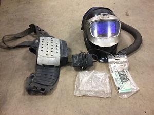 3M Adflo air respirator welding helmet