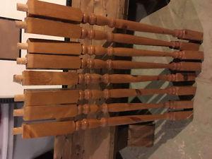 8 Pine Spindles for Staircase