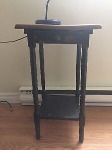 Antique night stand with drawer