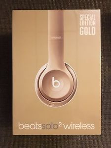 Apple Dr Dre Beats Solo2 Wireless Bluetooth Headphones Gold