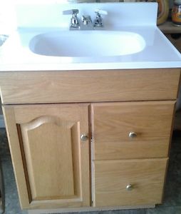 Bathroom Vanity with sink and faucets