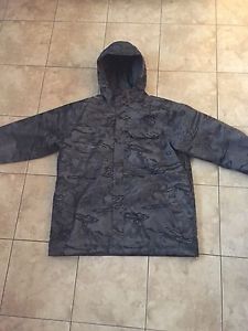 Black camo under armour storm jacket