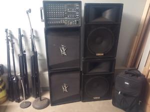 Complete sound/pa system