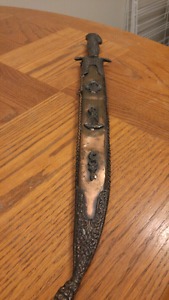 Decorative Dagger in Copper Sheath