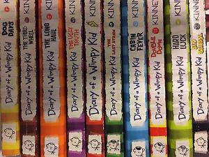 Diary of a Wimpy Kid book set