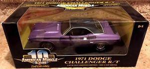 ERTL American Muscle  Dodge Challenger R/T Purple NEW