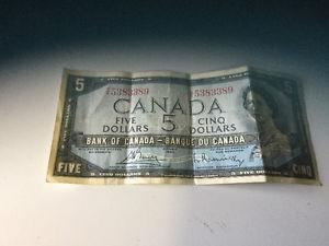  Five dollar bill